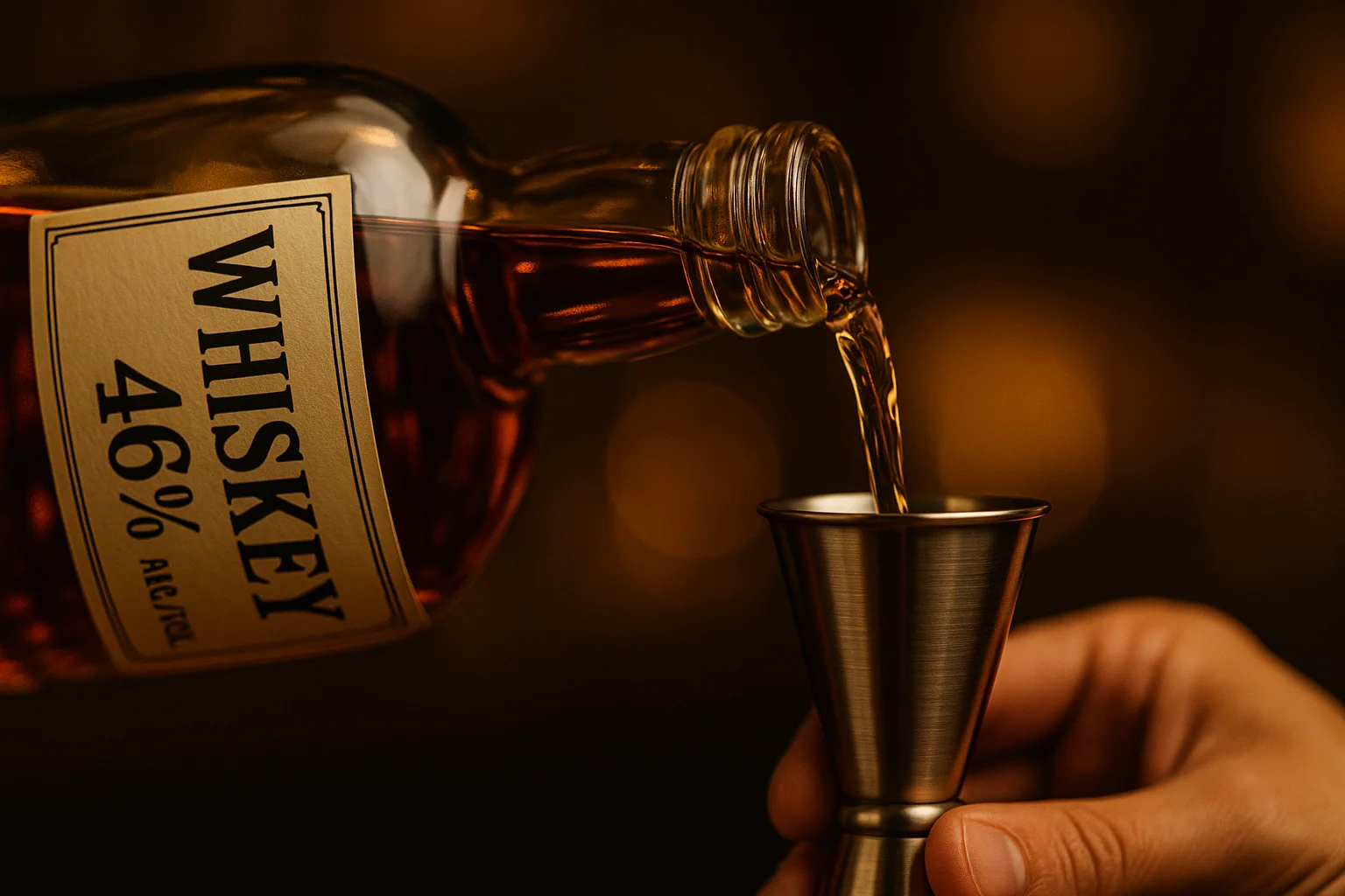 como medir uma dose de whisky