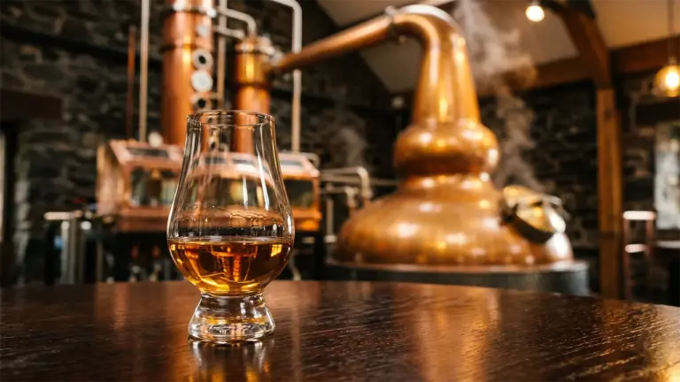 whisky é destilado
